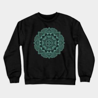 Heart Chakra Mandala Green Crewneck Sweatshirt